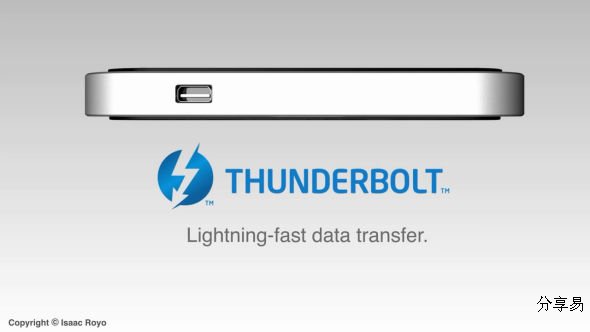 Thunderbolt高速传输数据接口