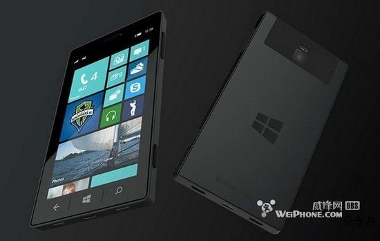 极简风：漂亮的微软Surface Phone 8 概念手机